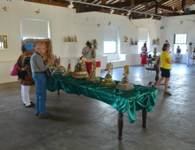 Exposição Tempo de Natal exibiu presépios da coleção de Celso Oliva