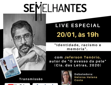 Museóloga do Museu da Misericórdia media debate sobre racismo com escritor Jeferson Tenório 