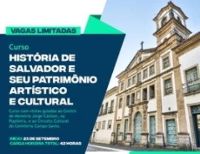 Faculdade Santa Casa e Museu da Misericórdia oferecem curso livre sobre a história de Salvador